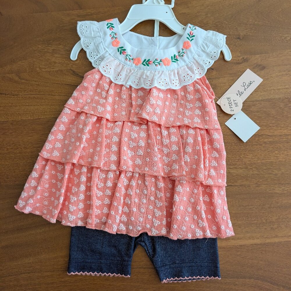 Little Lass Girls 2 Piece Set - Size 18mos